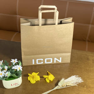 Biodegradable Bolsas Personalizadas Custom logo Kraft Paperbag Gift <b>Bags</b> Handle <b>for</b> <b>Clothing</b> <b>Bags</b> Socks Shoes Shopping <b>Bags</b> - Product Image 5