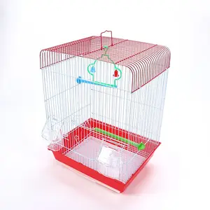 Good Quality Pet Carriers Breeding Parrot Parakeet Metal Commercial Divider Iron Cage For Love Bird
