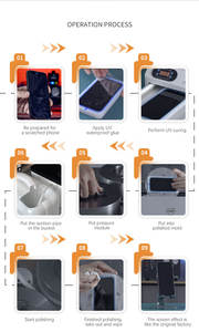 Nouvelle machine de polissage automatique de téléphone portable de bureau TBK 938S, polisseuse d'écran LCD, meulage pour iPhone <span class=keywords><strong>IWatch</strong></span>, réparation des rayures - Product Image 4