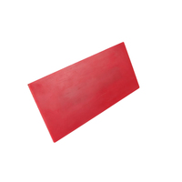 Truelle de finition en plastique rouge en gros avec poignée ergonomique pour travaux de décoration et de plâtrage mural