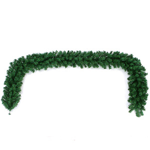 <span class=keywords><strong>Guirlande</strong></span> de vigne de Noël de luxe 2.7m pour décor de fête intérieure 5 Options de densité de feuilles pour portes fenêtres balcons décorations de vacances - Product Image 2