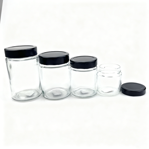 Precio de fábrica: Tarro de vidrio redondo Ergo para miel de 100ml, 140ml, 180ml, 200ml, 220ml, 280ml, 212ml con tapa metálica de rosca. - Product Image 4