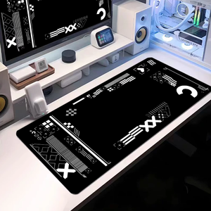 Grand <span class=keywords><strong>tapis</strong></span> de souris de jeu XL antidérapant, grand <span class=keywords><strong>tapis</strong></span> de souris pour clavier, <span class=keywords><strong>tapis</strong></span> de bureau avec bords cousus, <span class=keywords><strong>tapis</strong></span> de souris super créatif - Product Image 1