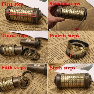 Candado con Contraseña Cryptex del Código DaVinci, Rompecabezas de Inteligencia, Regalo Divertido y Romántico de Papel para Amigos, Juegos de Ingenio - Product Image 3