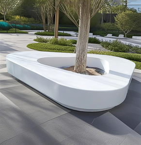 Y912 Custom Fiberglass Flowerpot Chair Modern Lounge Seats for Mall Hospital Public Waiting Areas - Product Image 5