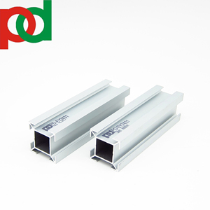 Profilés en aluminium pour main courante avec finition mate couleur bois noir, tubes, angles et canaux de différentes tailles - Product Image 3