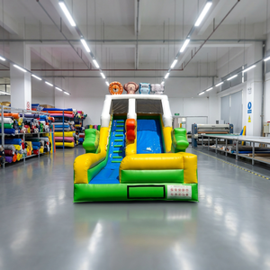 Toboggan Gonflable Commercial, <span class=keywords><strong>Château</strong></span> Gonflable pour Fêtes d'Enfants, Amusement Intérieur/Extérieur, Location Commerciale, PVC, Installation Facile - Product Image 5