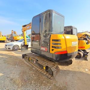 <span class=keywords><strong>Mini</strong></span>-excavatrice sur chenilles SY60C de 6 tonnes avec moteur diesel hydraulique, hydraulique, godet de 0,25 m, cabine à faible bruit - Product Image 1