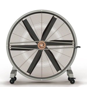 Ventilateurs sur pied portables de grande taille (1,5 m) à moteur à aimant permanent IE5 de 0,75 kW, super économiques en énergie, pour les gymnases et les salles d'exposition - Product Image 3