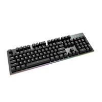 Clavier mécanique filaire rétroéclairé RGB, taille standard, touches ABS, clavier de jeu pour PC