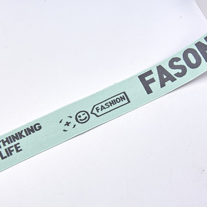 Banda elástica tejida Nylon Jacquard Correa elástica y correa fuerte de color negro 25mm - Product Image 5