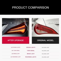 Feux arrière HETOP CLA W117 2013-2019 Mise à niveau LED Clignotant Feux arrière de recul Feux arrière les plus récents Accessoires modifiés pour Benz