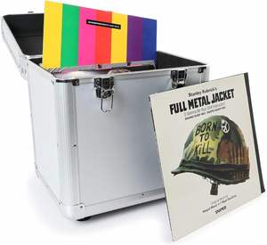 Estuche <span class=keywords><strong>para</strong></span> Discos - Juego <span class=keywords><strong>de</strong></span> 2 - <span class=keywords><strong>para</strong></span> Almacenamiento <span class=keywords><strong>de</strong></span> Discos <span class=keywords><strong>de</strong></span> Vinilo, Estuche <span class=keywords><strong>para</strong></span> Vinilos, hasta 150 Discos, Caja <span class=keywords><strong>para</strong></span> Discos Resistente y Profesional - Product Image 2