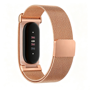 สายนาฬิกาโลหะสแตนเลสสตีลขนาด 18 มม. สำหรับ Google Fitbit Air สายรัดข้อมือทดแทน - Product Image 4