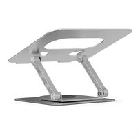Support pour ordinateur portable ergonomique en aluminium Great Roc, réglable, rotation à 360 degrés, support pour ordinateur portable L36, adapté aux appareils de 17 pouces