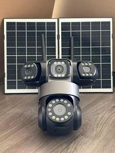 Caméras de sécurité solaires PIX-LINK 4G PTZ avec panneau solaire 16W, alimentation solaire extérieure, WiFi, caméra à 4 objectifs AOV <span class=keywords><strong>sans</strong></span> <span class=keywords><strong>fil</strong></span> avec batterie 16000mAh - Product Image 3