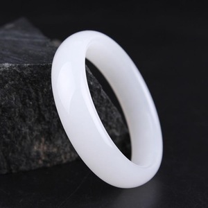 54毫米-64毫米白玉手链高品质天然玉石手链女饰品批发 - Product Image 2