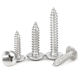100 ชิ้น/ถุง สกรูเกลียวปล่อยหัวเหล็กกล้าไร้สนิม 304 ขนาด M2-M6 หัวไขว้ M2.3 M2.6 M3 M3.5 - Product Image 1