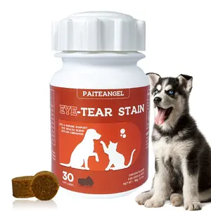 Oem & Odm-Producto para mascotas, suplemento nutritivo antioxidantes, multivitamina, eliminador de manchas de lágrimas para perros