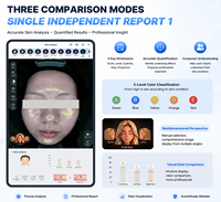 Analyseur de peau intelligent portable X avec topographie 3D et caméra Wi-Fi de qualité industrielle pour le visage et la tête – Équipement de beauté professionnel pour salon