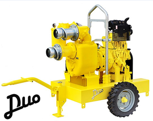 Lanco-bomba de agua eléctrica centrífuga autocebante, P-8 pulgadas, para rueda, remolque, montada, diésel - Product Image 1