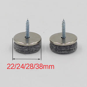 स्क्रू फ्लोर रक्षक के साथ 20 पीसी फर्नीचर ग्लिडर्स को फर्श के लिए पैर की कुर्सी पैर की कुर्सी पैर रक्षक - Product Image 2