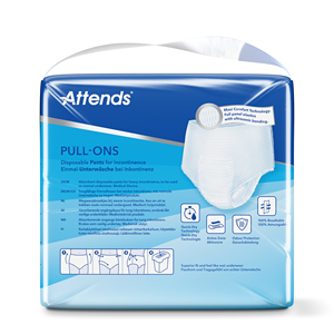 ATTENDS PULL-ONS 10M (4X14) Premium Quality Super Soft Non Woven <b>Fabric</b> Disposable Underwear <b>For</b> Adult Bowel Incontinence - Product Image 3