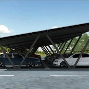 OEM proveedor de oro de aluminio solar carport sistema de montaje - Product Image 4
