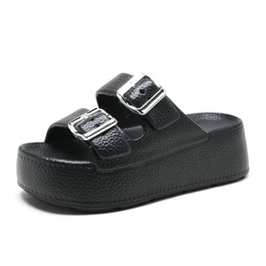 Sandalias de Plataforma para Mujer Guru, con Punta Redonda, Tira Ancha, Aumentan la Altura, para el Verano - Product Image 5