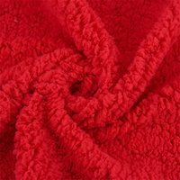 Ziwwshaoxing-tissu fausse fourrure molletonnée Sherpa, Polyester, textiles brossé sur un côté, meilleure vente