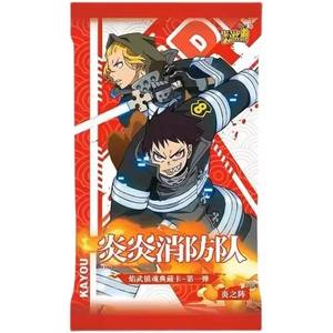 KAYOU Fire Force Cards Rare Flame Wu Town Soul Collection Card LGR Comics Juego de mesa Jugando Cartas de papel Juguetes Hobby Regalos - Product Image 1