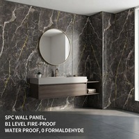 Panneaux muraux SPC imperméables, idéaux pour les projets de salles de bain d'hôtels et d'appartements en Europe et aux États-Unis