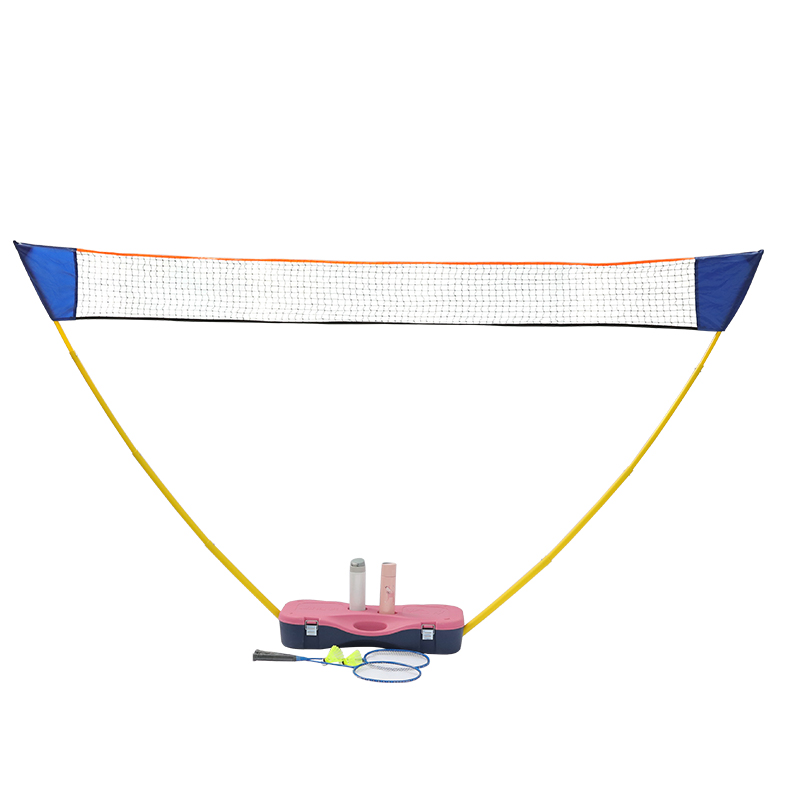 Factory Best Selling Easy and Quick Installation Portable Boxed Badminton Net Foldable Badminton Net Set