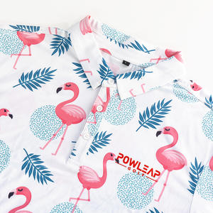 เสื้อโปโลกอล์ฟคุณภาพสูงพร้อมการพิมพ์ที่ระบายอากาศได้ดีและสะดวกสบายโปโลกอล์ฟแห้งเร็วและป้องกันการหลุดเป็นแผ่น - Product Image 4