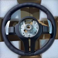 Volant de voiture classique en cuir rond pour BMW F06 F07 F30 F10 F12 F15 F16 F34 F35 F36 F20 F22 F25 F26 F32 F80 M3 M4 M5 X3
