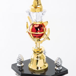 24 Premio a <span class=keywords><strong>las</strong></span> <span class=keywords><strong>mejores</strong></span> ventas Trofeo rojo Plástico ABS y Copa <span class=keywords><strong>de</strong></span> cristal para competición <span class=keywords><strong>de</strong></span> baile <span class=keywords><strong>de</strong></span> <span class=keywords><strong>ballet</strong></span> RZ07 - Product Image 4