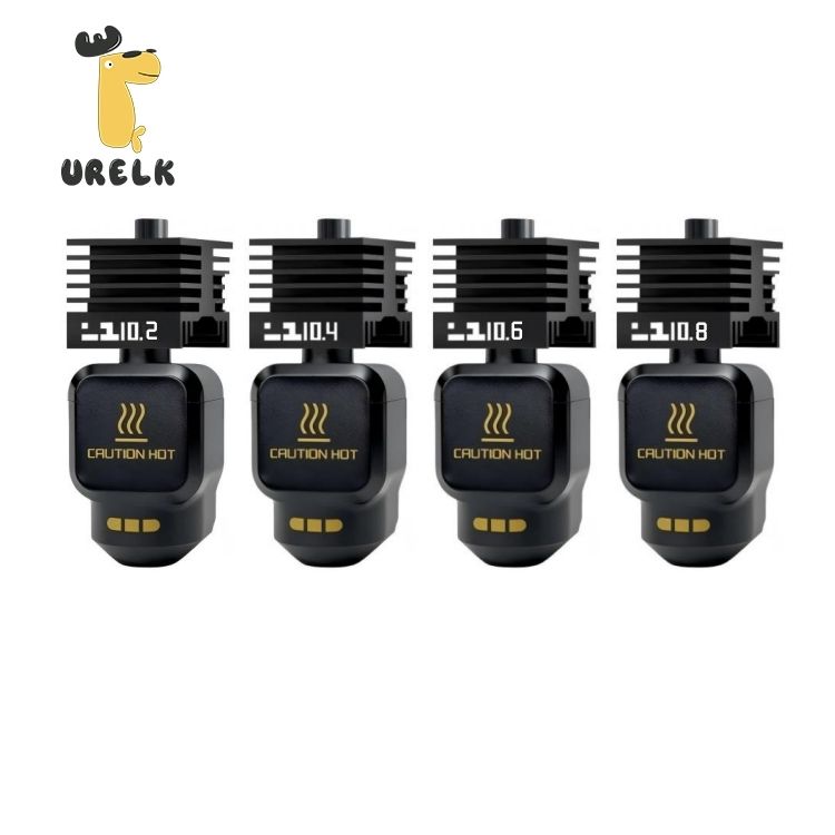 Verbeterde 0,6 Mm Hotend Voor Bambu Lab P2S - Gehard Staal Printkop Met Extra 0,2 Mm Mondstuk - Compatibel Met H2D/H2C/H2S/A1/A1 Mini/P2S 3D-printers