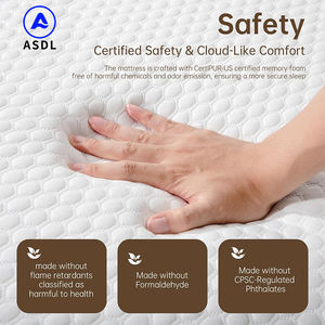 Colchón Ortopédico Plegable Moderno, Tamaño King, Queen y Full, Colchón Híbrido de Espuma Viscoelástica Comprimida en Caja para Apartamentos - Product Image 4