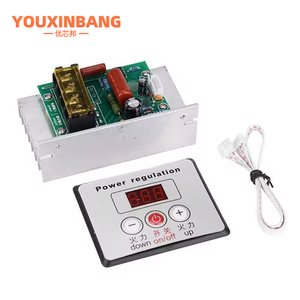 Điều chỉnh điện áp AC 220V 6000W động cơ điện tốc độ điều khiển mờ Dimmer nhiệt + Bảng điều khiển kỹ thuật số - Product Image 6