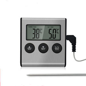 Venta al por mayor: Medidor digital de temperatura para cocina DD1406 con sonda de acero inoxidable para alimentos, ideal para barbacoa, ahumador y horno. - Product Image 5