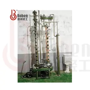 Alambiques de columna continua Destilador de cobre Equipo de destilación Boben