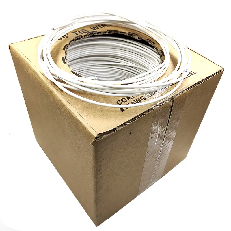 Rouleau de fil galvanisé enduit de PVC de taille différente