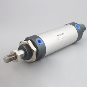 Airtac <b>Mini</b> Cylinder MAL32X60CA Aluminum Body Pneumatic Actuator Industrial Use - Product Image 1