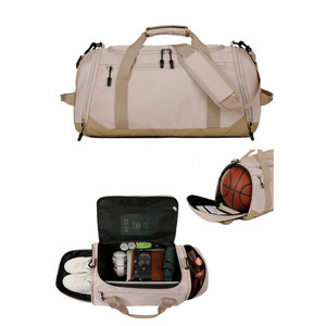 Bolsa de Deporte, Fitness, Gimnasio, Viaje, Yoga, con Compartimento para Zapatos, Separación para Ropa Mojada, Bolsa de Fin de Semana, Resistente al Agua, Gran Capacidad, Estilo Urbano - Product Image 1
