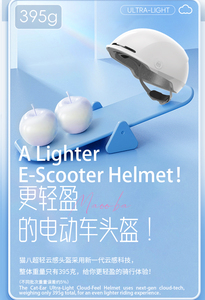 Casco da Moto Elettrica Billionsports Modello 152M Certificato CCC in ABS+EPS Durevole Traspirante Leggero Unisex - Product Image 6