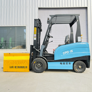 Carretilla elevadora eléctrica de nueva condición, carretilla elevadora pequeña todo terreno con asiento de cuatro ruedas en 2 toneladas, 2,5 toneladas, versiones de 3 toneladas - Product Image 2