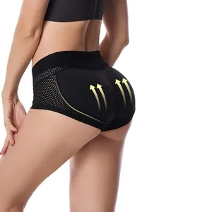高品质涤纶女性软垫体形无缝内衣臀部训练器内裤