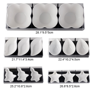 2017 <span class=keywords><strong>Lot</strong></span> <span class=keywords><strong>de</strong></span> 3 Collation Plateau Carré En Céramique En Forme <span class=keywords><strong>De</strong></span> Mini <span class=keywords><strong>Bol</strong></span> Ensemble <span class=keywords><strong>de</strong></span> Service - Product Image 6