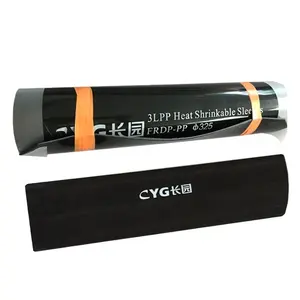 3 Layer Pipeline Field Joint Heat Shrink Wraparound Sleeve 3lpp Heat Shrink Joint Sleeve For Pipes Welding