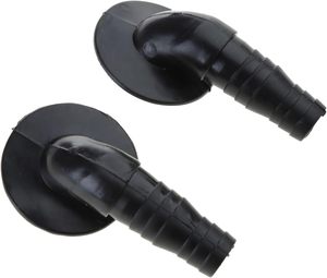 2 pièces connecteur de tuyau de vidange de <span class=keywords><strong>climatiseur</strong></span> outil de coude de vidange raccord de <span class=keywords><strong>sortie</strong></span> d'eau étanche pour la réparation de <span class=keywords><strong>climatiseur</strong></span> à domicile - Product Image 2